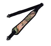 BOOSTEADY Two Point Traditional Sling with Swivels,Durable Shoulder Padding Strap, Metal Hardware Length Adjuster-Black & Camo Style