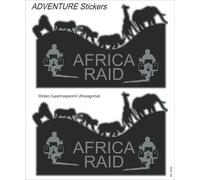 Booster Africa Raid Sticker Set, black