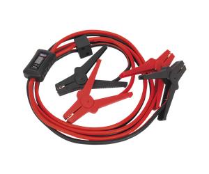 Booster Cables 16mm² x 3m 400A with Electronics Protection | BC16403SR Sealey Ne