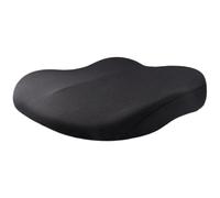 Booster Car Seat for Better Driving Vision 16.5x16.5x4 Car Booster Seat with Breathable Cover Memory Foam Non-Slip Multi-Purpose Black Cushion for Home, Office