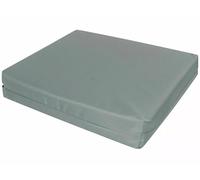 Booster Cushion Memory Foam Armchair Seat Pad 45cm x 45cm Water Resistant Wheelchair & Sofa 10cm Thick for Extra Comfort Support & Riser for Garden Office & Home Chairs (Grey)