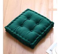 Booster Cushions for Armchairs, Large Firm 40 cm Square Seat Pad with Supportive 10cm Thick Floor Cushion, Dining Chair Booster Cushion For The Elderly, Post-Operative and Pregnancy, Dark Green