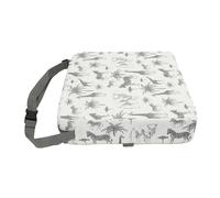 Booster, Dinner Table Booster Toddler with Anti Slip Design Portable Kids Booster Cushion, Water Resistant Toddler Dining Chair Heightening Cushion Toddler Booster (African