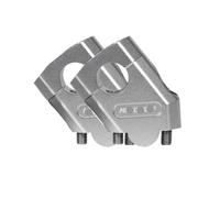 Booster Handlebar Riser Universal Motorcycle Handlebar Riser Bar Mount Clamp 28mm/22mm For R1200GS For MT07 MT09 Black Aluminum