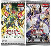Booster Pack Bundle TO YU GI OH : Alliance Insight & Duelist's Advance Booster Pack (9 Cards Per Pack)