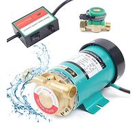 Booster Pump 120W Pressure Booster Pump Hot and Cold Water Water Pressure Booster Pump Circulation Pump for Shower Home Garden Irrigation Washing Machine 25L / min (Outlet: 3/4 inch)