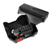 Booster Pump Junction Box for Shielded Hot Water Circulation, 3-Speed Controller Switch, Engineering Plastic Electrical Enclosure, Compact Design for Heating Systems(A)