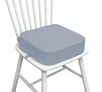 Booster Seat Cushion for Kitchen Chair, Height-Adjustable Kids Seat Pad, Non-Slip Thickened Cushion with Straps for Dining, Restaurants, and Barbershops, 13.39x13.39x3.94 Inches