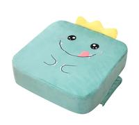 Booster Seat Dining Thick and Thin Each One Cartoon Toddler Booster Seat for Detachable Washable Sponge Cushion with Straps Dining Pads for Kids Eating (Green, 40cm)