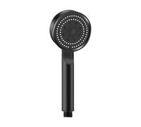 Booster Shower Head Adjustable High Pressure Water Massage Shower Head(Black)