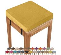 booster sofa cushions 50X50x5CM Square Seat Cushion Indoor/Outdoor thick, Anti-slip Buckle Stool,ChairPad with Removable Cover for Kitchen Bar Chairs