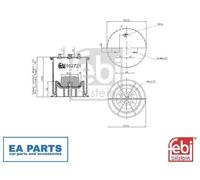 Boot, air suspension for IVECO DAILY FEBI BILSTEIN 102721 fits Rear Axle Left