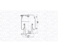 BOOT, AIR SUSPENSION FOR IVECO DAILY MAGNETI MARELLI 030607020185