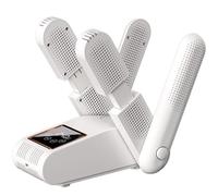 Boot and Shoe Dryer, 2 Pairs Shoe, Electric Glove Dryer with Intelligent Timer, Quick Drying, Folding Design, 4 Adjustable Drying Rack Glove & Boot Warmer, for Football, Hats, Socks, Ski Boots