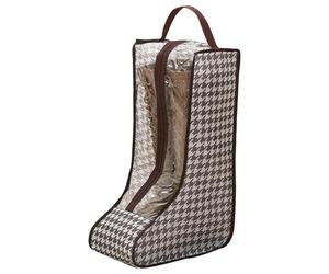 Boot Bag - PVC, 28cm | Adjustable Storage, Visual Window for Easy Find, Dust Water Proof Home Storage & Travel - Short Long Versions 48cm, Closet Organizer 55-75g 20cm