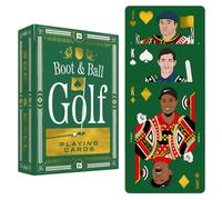 Boot & Ball Golf Playing Cards, Gold Foil Detail, Golf Fan Gift