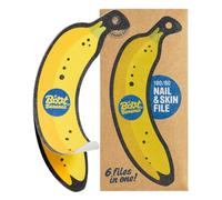 Boot Bananas 2-in-1 Nail & Skin File, 6 Dual-Grit Emery Board Files - 6 | Dual-grit emery boards, perfect for hard skin, calluses, wooden foot file, suitable for men and women, Boot Bananas 2-in-1