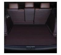 Boot Carpet Car Trunk Mat For VW For EOS 2007 2008 2009 2010 Accessories Interior Auto Anti Leather Carpet Boot Mat Liner(BLK Red 1)