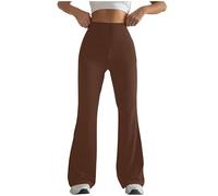 Boot Cut Leggings for Women UK Bootleg Trousers Sale Buttery Soft Leggings Plus Size Tummy Control Flare Yoga Pants Ladies Workout Running Gym Leggings High Waisted Tights Trousers UK Size S-XXL