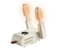 Boot Dryer Foldable, Shoe Dryers for Sneakers Foldable Expandable with Blu-Ray/3 Modes Timer, Football Boot Dryer Boot Dryer with Fan for Different Types of Footwear