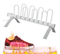 Boot Dryer for Work Boots & Shoes 4-Tier Heated Drying Rack for Boots Shoes Gloves Socks Fast Drying Standing Electric Dryer 63x24cm White