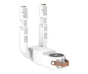 Boot Dryer, Portable Shoe Warmer with LED Smart Panel, 120-Min Auto Shut-Off, Foldable Design, 360° Heat Dissipation