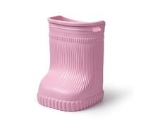 Boot Foot Spa Bath with Massage Nodules,Large Basin to Soak,Deep Calf Soaking Tub for Relaxation & Pain Relief (Pink,S)