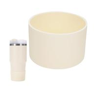 Boot for 14 oz Stanley Cups, Silicone Boot for Stanley Quencher 14 Ounces, Bottom Protector Accessory for 14oz Stanley's Tumbler (Cream, 14 Ounces)