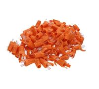 Boot for RJ45 Ethernet Network Cables ORANGE [100 Pack]