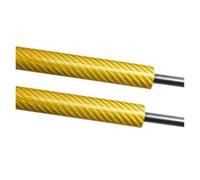 Boot Gas Springs Gas Struts For Toyota For Highlander XU40 For Kluger 2008 2009 2010 2011 2012 2013 Rear Boot Struts Tailgate Lift Support Rod Shocks Back Door Stay(Yellow carbon fiber)