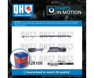 Boot Gas Strut QTS128106 Quinton Hazell Spring Lift Tailgate Rear 1008276 New