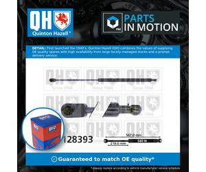 Boot Gas Strut QTS128393 Quinton Hazell Spring Lift Tailgate Rear 132731 Quality