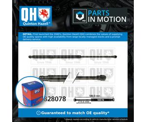 Boot Gas Strut QTS828078 Quinton Hazell Spring Lift Tailgate Rear 90450JG400 New