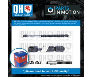 Boot Gas Strut QTS828353 Quinton Hazell Spring Lift Tailgate Rear 817701J000 New