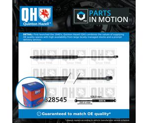 Boot Gas Strut QTS828545 Quinton Hazell Spring Lift Tailgate Rear 1669801964 New