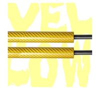 Boot Gas Struts 2pcs Rear Damper For Volvo V40 2012-2019 Hatchback With Modified Larger Spoiler WITH SPRING Trunk Boot Gas Charged Gas Struts Trunk Lift Support(YELLOW CARBON FIBER)