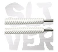 Boot Gas Struts For Chevrolet For Camaro 5th Gen Coupe 2009-2015 Tailgate Replaced With Automatic Pop-up Trunk Boot Gas Struts Springs(Silver carbon fiber)