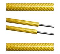 Boot Gas Struts For VW For Amarok 2010-2020 Slow Down Gas Struts Easy Up Lift Support Damper Rod Arms Pickup Rear Tailgate Shock Assist Trunk Lift Support(Yellow Carbon Fiber)