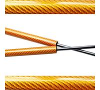 Boot Gas Struts Rear Tailgate Hatch Lift Support Gas Struts Spring Carbon Fiber Damper Rods For Great For Wall For Haval For Hover H3 H5 X200 X240 2005-2012 Trunk Lift Support(Orange carbon fiber)