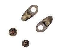 Boot Hooks, Boot Eyelet Repair Kit, Shoe Lace Hooks Alloy Boot Lace Hooks Lace Fittings with Rivets for Repair/Camp/Hike/Climb Accessories 20Set