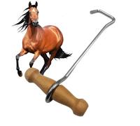 Boot Hooks: Long Handle Shoe Pulls, Wooden Handle, Ergonomic Non-Slip Aid | Durable Boot Remover Product for Men, Women, Hiking, Walking, F