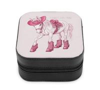 Boot Horse Leather Jewelry Box Jewelry Organizer Boxes Mini Storage Case for Women Travel Gift