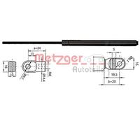 Boot Lid Gas Spring Strut Fits PORSCHE 911 64-90 91151133101
