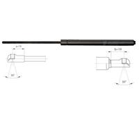 Boot Lid Gas Spring Strut Fits RENAULT Clio III 05- 8200299546