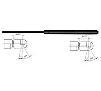 Boot Lid Gas Spring Strut Fits SKODA Roomster Praktik 06-15 5J7827550
