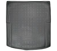 RECAMBO Boot Liner compatible with Audi A6 C7 saloon 2011-2018 passgenau mit Rand, Boot protection, Easy-clean load area mat