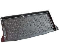 RECAMBO Boot Liner compatible with Kia Picanto I facelift BA, SA 2008-2011 mit Rand, Boot protection, Easy-clean load area mat
