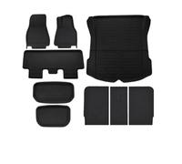Boot Liner Floor Mat Luggage Mat Left Right Hand Drive For Tesla For Model 3 For Model Y 2017-2023 Left Right Rudder Waterproof 3D Floor Liner Trunk Mat(MY 21-23 9pcs RHD)