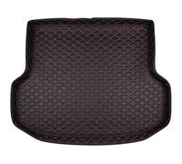 Boot Liner for Mercedes-Benz EQE SUV 2023-2025 Custom Fit High-Edge Heavy Duty All-Weather Car Boot Mat for Grocery Shopping Black,Black background with red lines