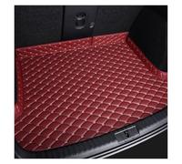 Boot Liner For Vw For Scirocco For Passat B8 B6 For Variant For Beetle 2004-2010 2012-2019 PU Leather Car Trunk Mats Interior Accessories(Wine red,Type E)